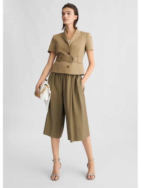 Liu Jo Liu Jo Pantaloni di tessuto CA5285T2508X0662 Beige Regular Fit