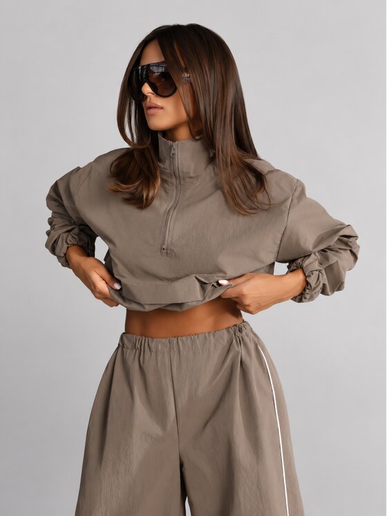 Love Saints Love Saints Dres L26LF-KA-K08 Brązowy Oversize