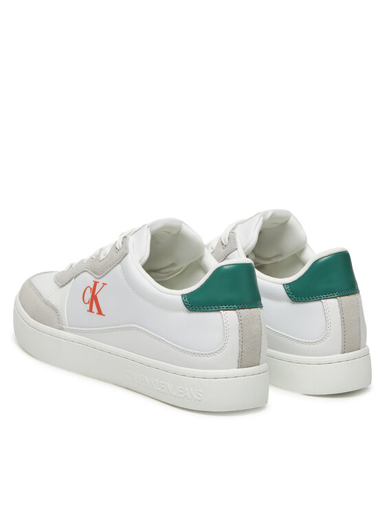 Calvin Klein Jeans Calvin Klein Jeans Sneakersy Classic Cupsole Mg Nylon Mix YM0YM01304 Biały