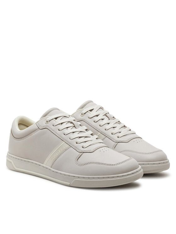 Calvin Klein Calvin Klein Сникърси Low Top Lace Up Logo HM0HM01491 Сив