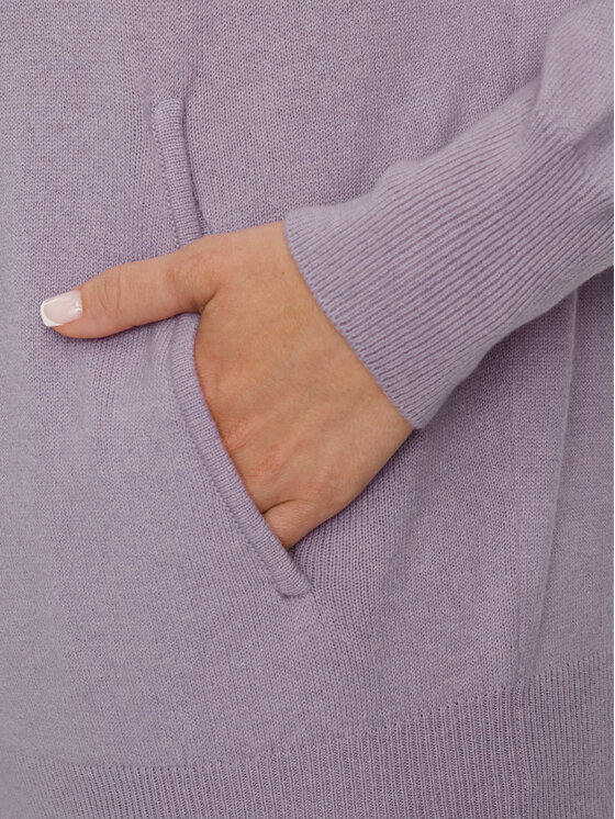 Pangaia Pangaia Μπλούζα Archive Recycled Cashmere Μωβ Loose Fit
