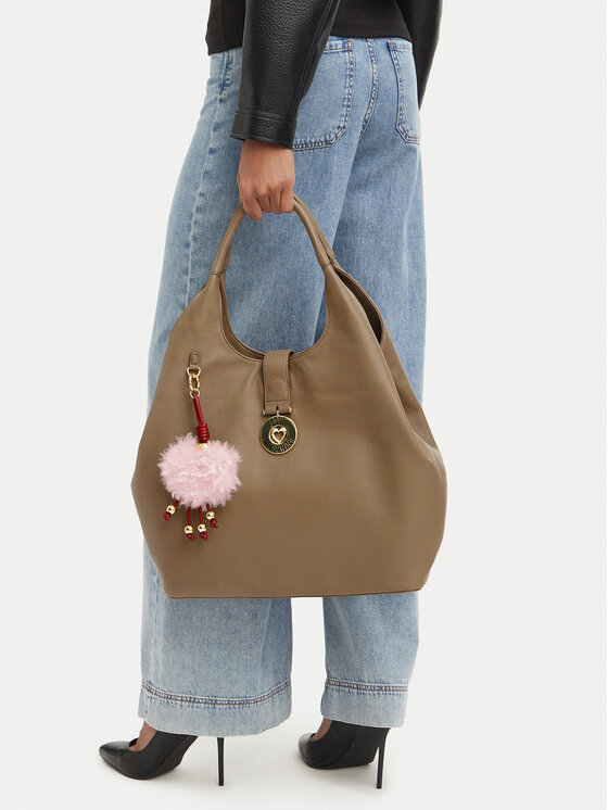 LOVE MOSCHINO Ročna torba JC4238PP0PKI0105 Bež