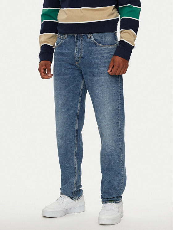 Lee Jeans Hlače Oscar 112354464 Modra Relaxed Fit