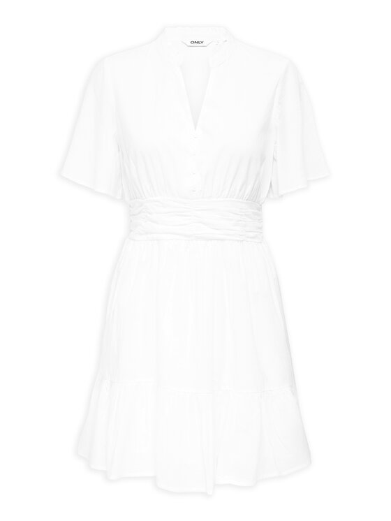 ONLY ONLY Vestito da giorno Rarkel 15363615 Bianco Regular Fit