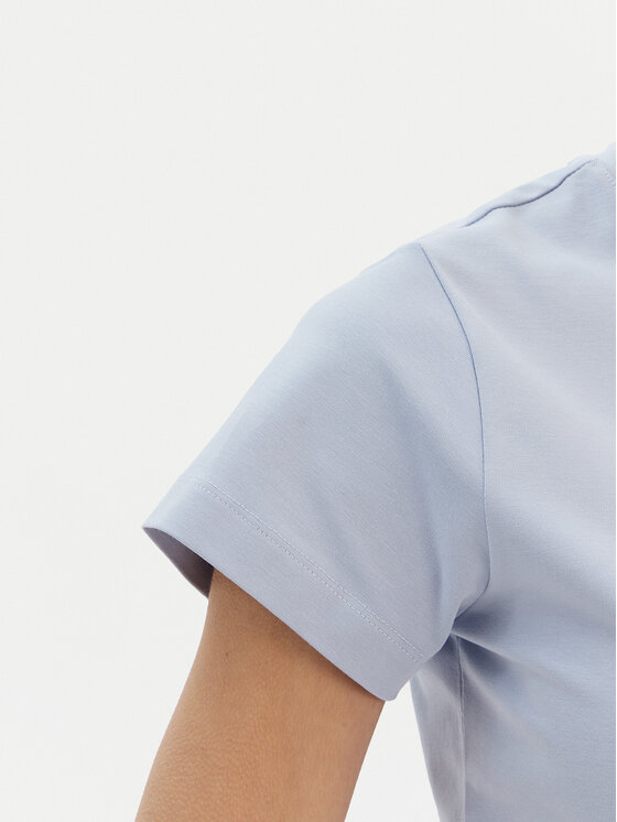 Guess Guess T-Shirt V4YI21 KCDH1 Himmelblau Regular Fit