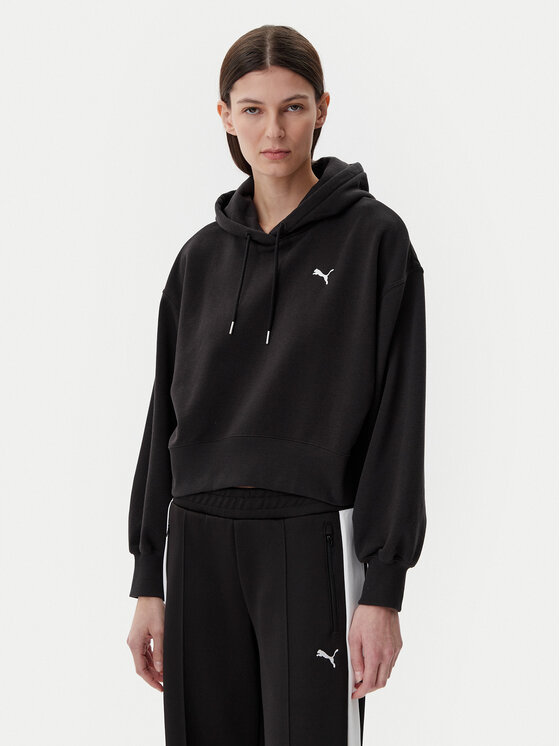 Puma Mikina Ess 629746 Čierna Relaxed Fit