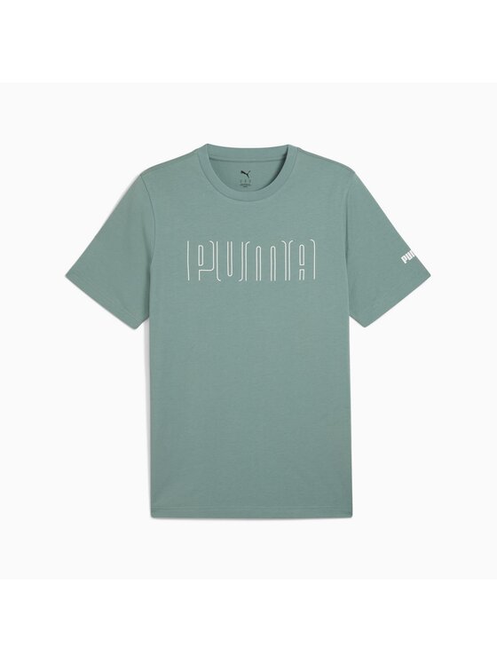 Puma Puma T-Shirt 684617 Zielony Regular Fit