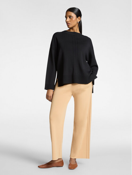 Elena Mirò Elena Mirò Sweter M569E001955N033 Czarny Regular Fit