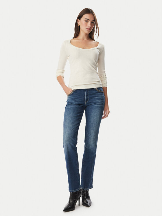 Guess Guess Bluza W6BP18 K6246 Kremna Regular Fit