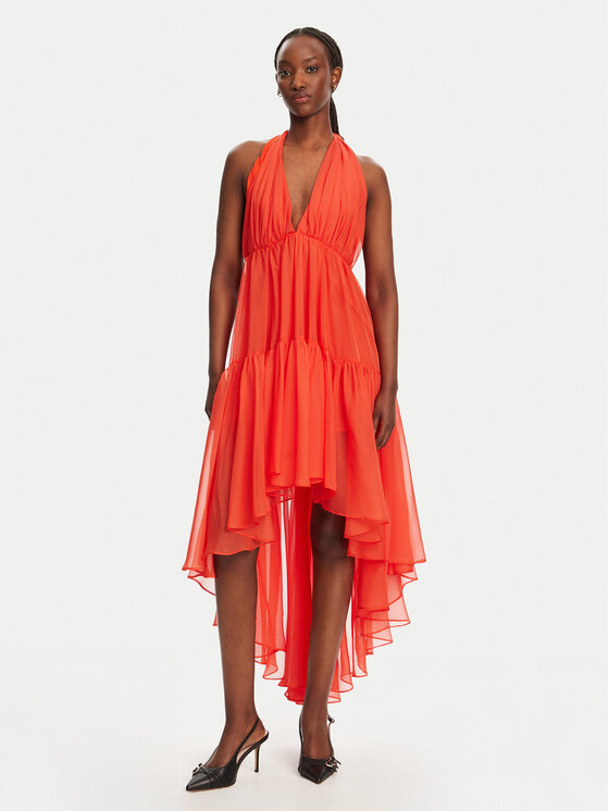 BARDOT BARDOT Coctailkleid Leona 59861DB Korallenfarben Regular Fit