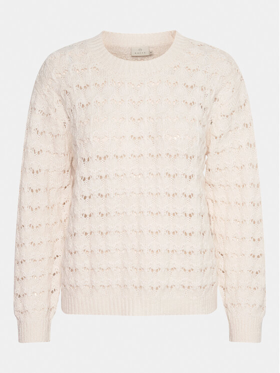 Kaffe Kaffe Pullover Elena 10508195 Écru Regular Fit
