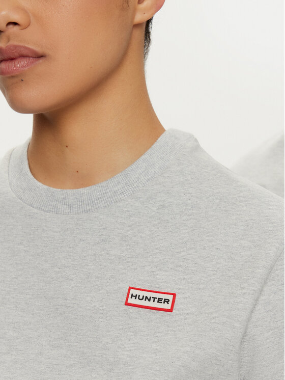 Hunter Hunter T-Shirt HARU0006242 Szary Regular Fit