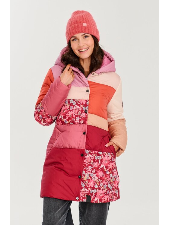 NAOKO NAOKO Zimní bunda Bergen Vanilla Sky Růžová Regular Fit