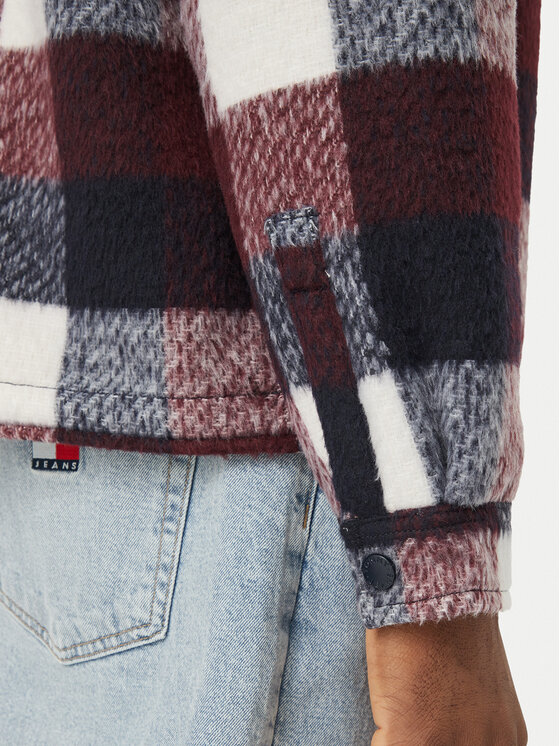 Tommy Jeans Tommy Jeans Srajčna jakna Shacket DM0DM23523 Pisana Relaxed Fit