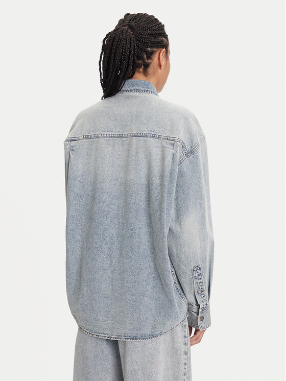Miss Sixty Miss Sixty camicia di jeans 6S1XJ49500 Blu Loose Fit