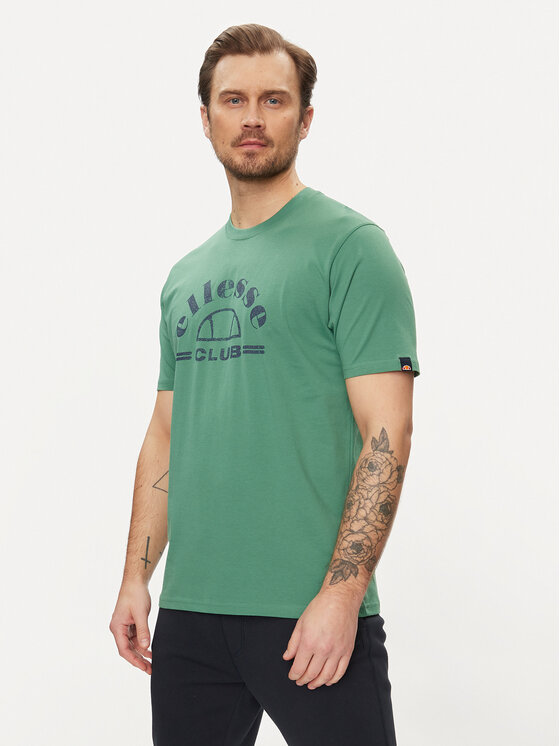 Ellesse T-krekls Club SHV20259 Zaļš Regular Fit