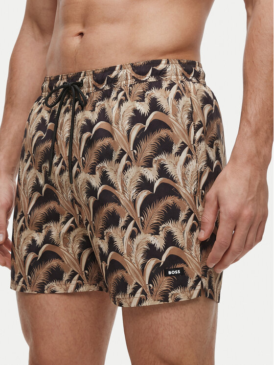 BOSS BOSS Ujumisšortsid Pike 50561145 Must Regular Fit