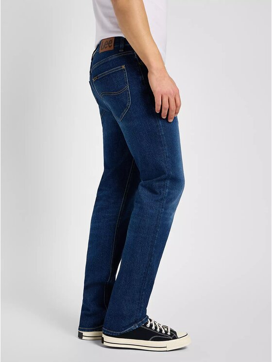 Lee Lee Jeansy X STRAIGHT Niebieski Straight Fit