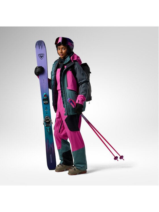 Rossignol Rossignol Spodnie narciarskie W Proclivity 3L Bib Pant Różowy Relaxed Fit
