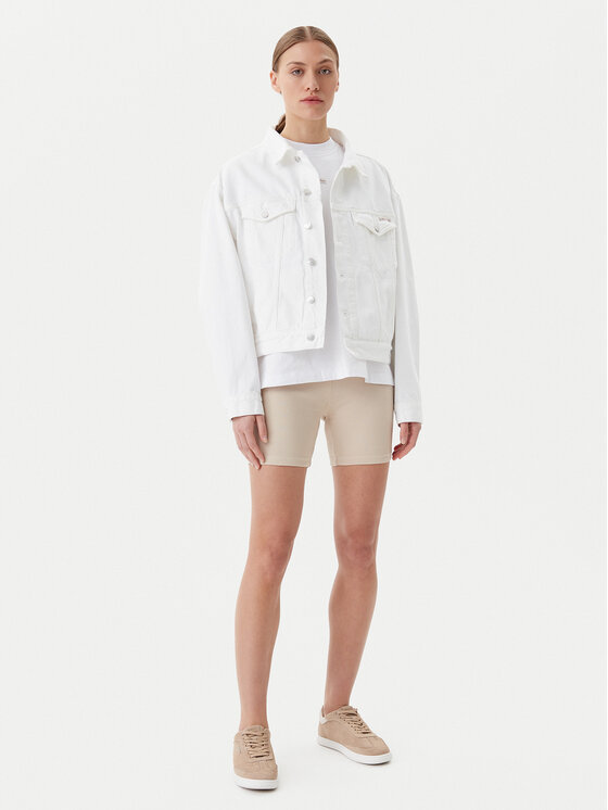 Calvin Klein Jeans Calvin Klein Jeans Cyklistické šortky J20J225217 Béžová Slim Fit