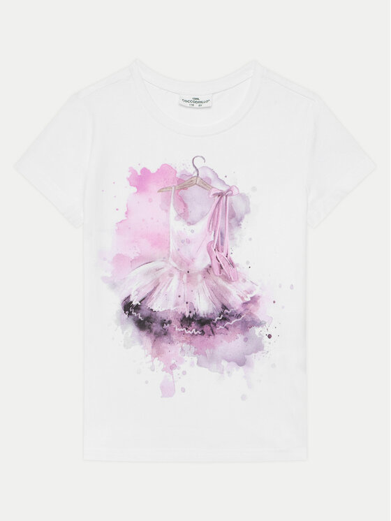 Coccodrillo Coccodrillo T-shirt WC5143202VGA Bijela Regular Fit