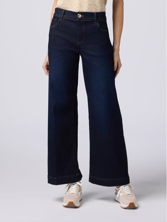 Oltre Oltre Jeans P521R008236N034 Blu Baggy Fit