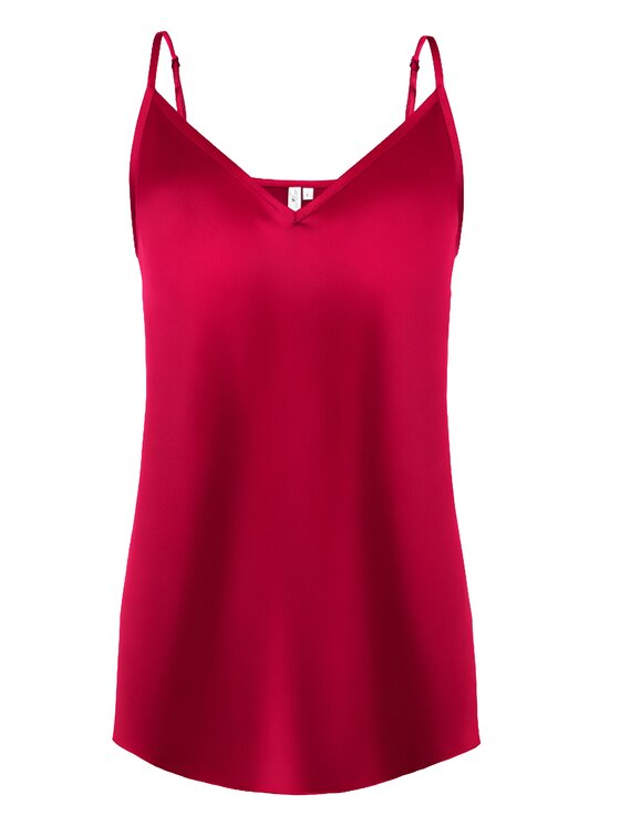 Cat&Cat Cat&Cat Top jedwabny Czerwony Regular Fit