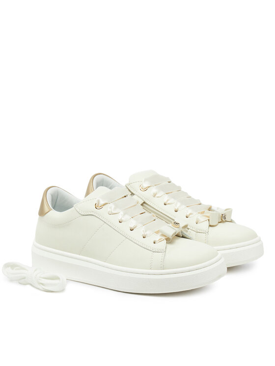 Calvin Klein Jeans Calvin Klein Jeans Laisvalaikio batai Low Cut Lace-Up Sneaker V4A9-83047-0214 S Kreminė