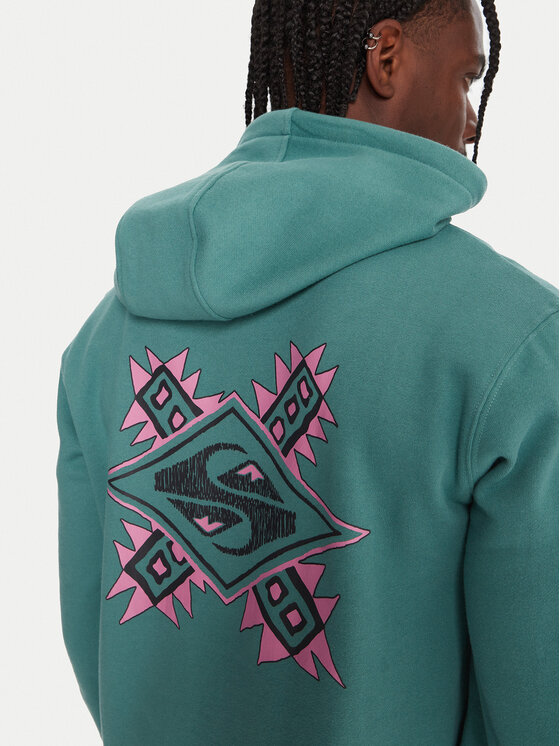 Quiksilver Quiksilver Sweatshirt Graphic EQYFT05131 Grün Regular Fit