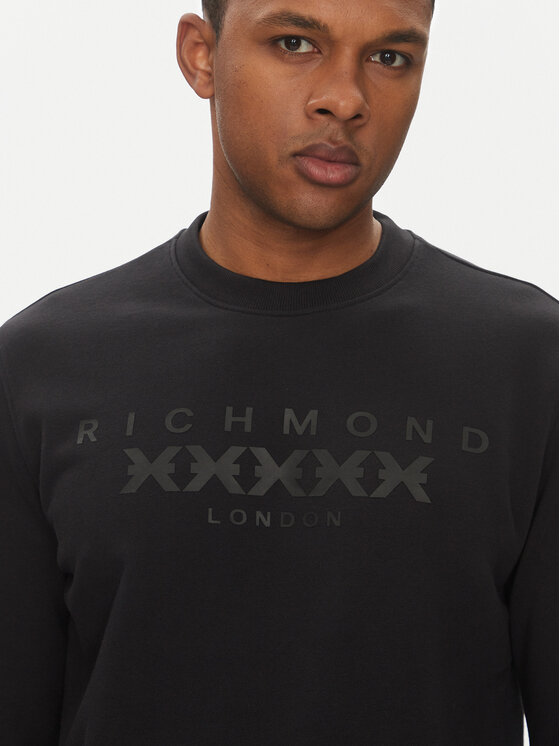 Richmond X Richmond X Mikina Mateus UMP25005FE Černá Regular Fit