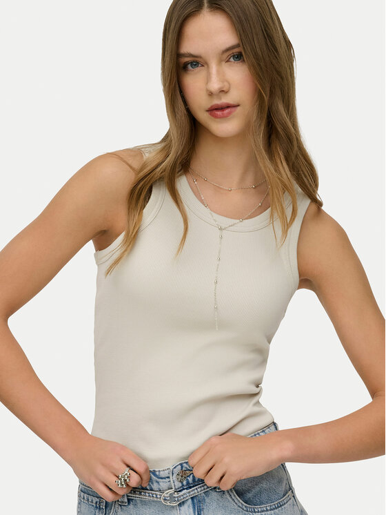 ONLY ONLY Top Val 15371705 Beige Regular Fit