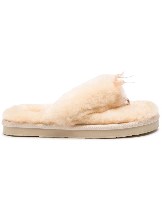 Ugg Ugg Παντόφλες Σπιτιού W Fluff Flip Flop III 1100250 Κίτρινο