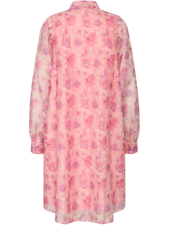 Bruuns Bazaar Bruuns Bazaar Krekla kleita Pihilina BBW3255 Rozā Regular Fit