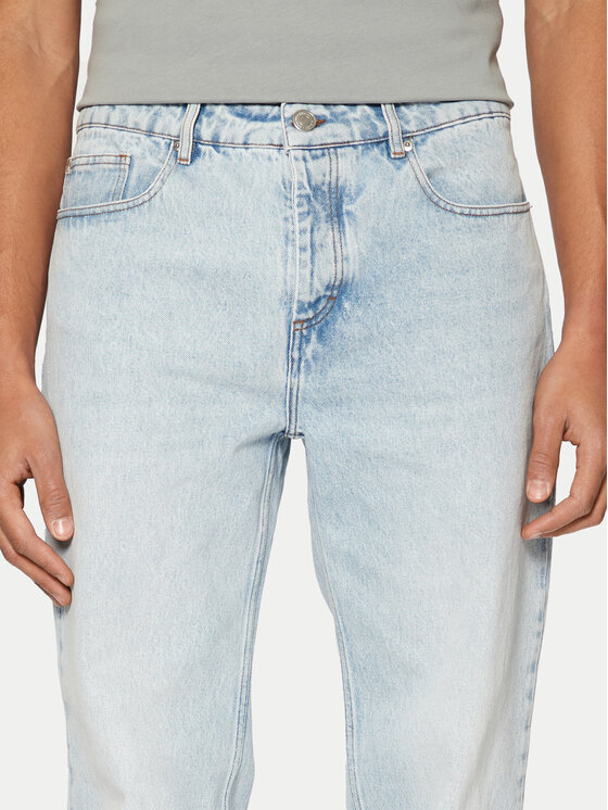 AMI Paris AMI Paris Jeansy UTR500.DE0027 Niebieski Straight Fit