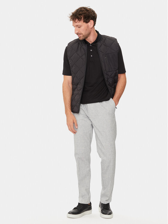 BOSS Boss Polo Press 55 50508830 Melns Regular Fit