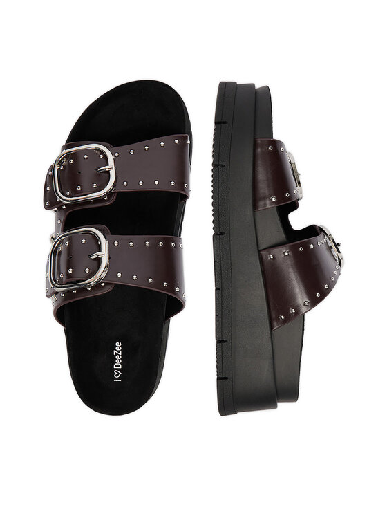 DeeZee DeeZee Klapki CEO-HY62273-6 Brązowy