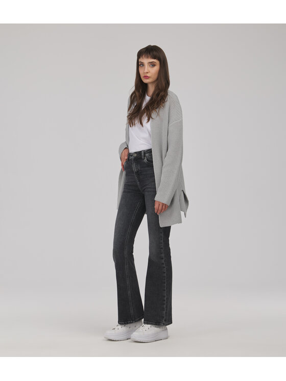 Lee Cooper Lee Cooper Sweter SIENNA Szary jasny Oversize