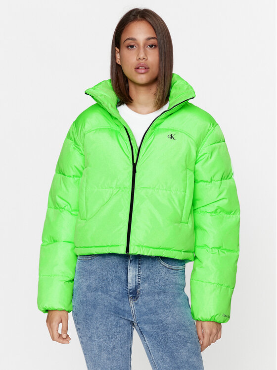 Calvin Klein Jeans Calvin Klein Jeans Geacă de iarnă J20J222340 Verde Regular Fit
