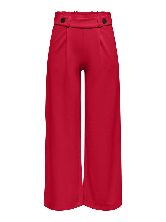 JDY JDY Spodnie materiałowe Geggo 15208430 Czerwony Wide Leg