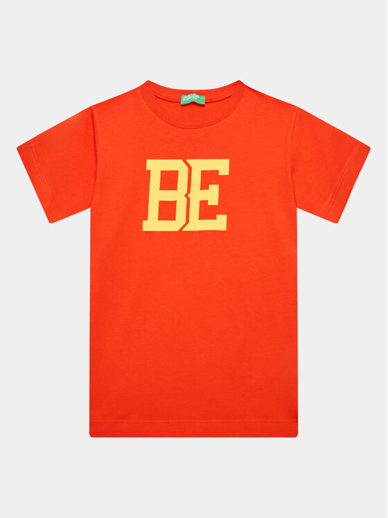 United Colors Of Benetton United Colors Of Benetton Majica 3I1XG109J Rdeča Regular Fit