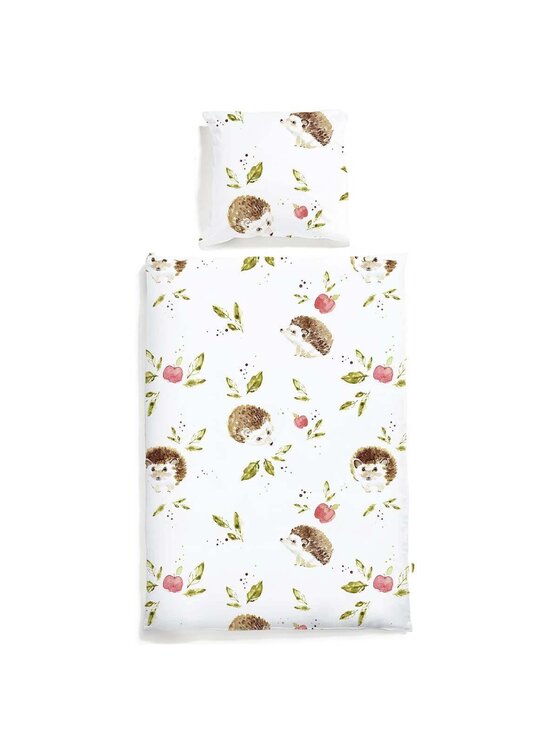White pocket White pocket Komplet pościeli dziecięcej satynowa Biały