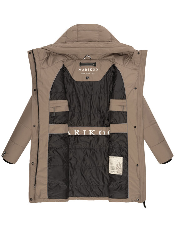 Marikoo Marikoo Kurtka zimowa Karumikoo XVI Szary Regular Fit