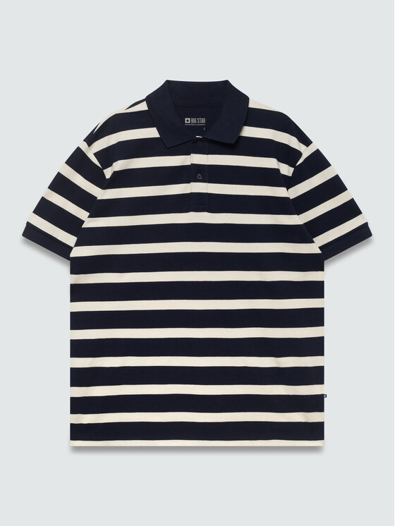 BIG STAR BIG STAR Polo TALUS Granatowy Basic Fit