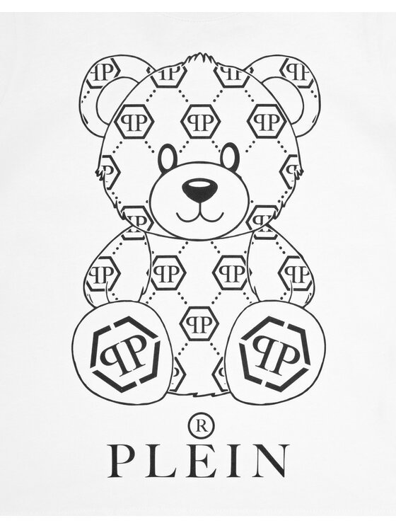 PHILIPP PLEIN PHILIPP PLEIN T-Shirt 19967 Bílá Regular Fit