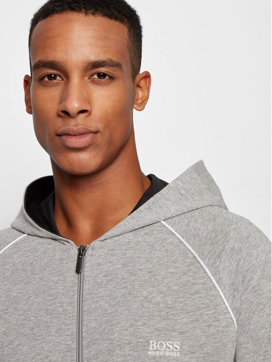 BOSS Boss Džemperis Mix&Match Jacket H 50381879 Pilka Regular Fit