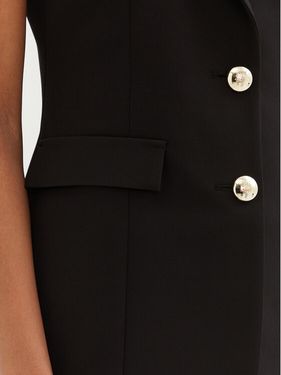 Rinascimento Rinascimento Weste CFC0122763003 Schwarz Regular Fit