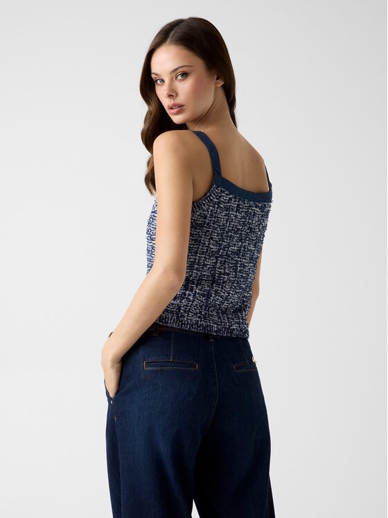Guess Guess Svetr 182651 Modrá Classic Fit