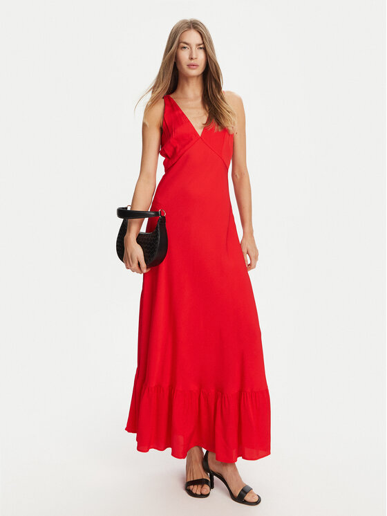 TWINSET TWINSET Abendkleid 251TT2191 Rot Regular Fit