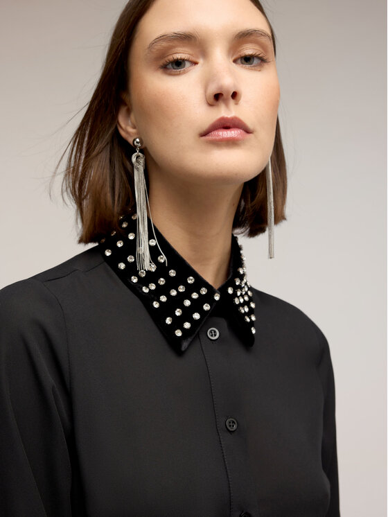 Motivi Motivi Vestito da giorno 7048Q003615N0Z3 Nero Regular Fit