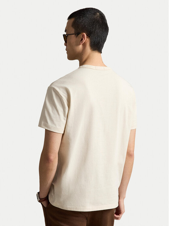 Polo Ralph Lauren Polo Ralph Lauren T-Shirt 710B20010001 Krémová Regular Fit